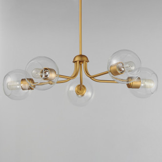Knox Five Light Chandelier (21635CLNAB)