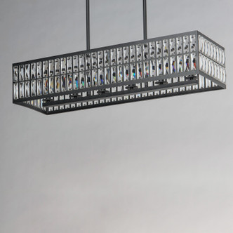 Madeline Six Light Linear Pendant (21817BCBK)