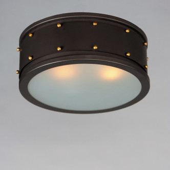 Trestle Two Light Flush Mount (25160OIAB)