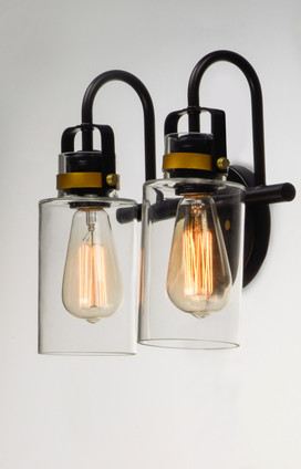 Magnolia Two Light Bath Vanity (30171CLBZGLD)