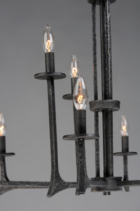 Anvil Nine Light Chandelier (30306NI)