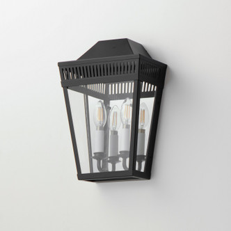 Oxford Two Light Outdoor Wall Sconce (30593CLBK)