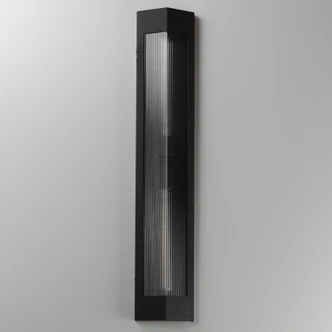 Triform Two Light Outdoor Wall Sconce (30763CRBKAB)