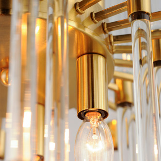 Divine Eight Light Chandelier (38405CLHR)