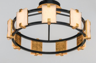 Radiant LED Flush Mount (39530CYBKGL)