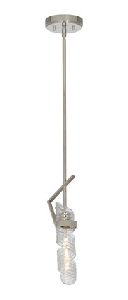 Maxim - 39553CLPN - One Light Pendant - Milano - Polished Nickel