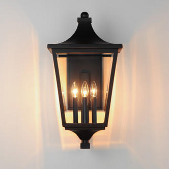 Sutton Place VX Three Light Outdoor Lantern (40237CLBK)