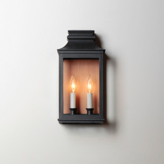 Savannah VX Two Light Outdoor Wall Sconce (40914CLACPBO) Savannah VX Two Light Outdoor Wall Sconce (40914CLACPBO)