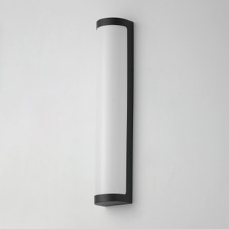 Halfpipe LED Outdoor Wall Sconce (55514WTBK)