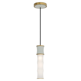 Robert Abbey - CL85 - One Light Pendant - Kane - Celadon w/Modern Brass