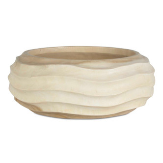 Uttermost - 17136 - Bowl - Waveform - Bleached Suar Wood