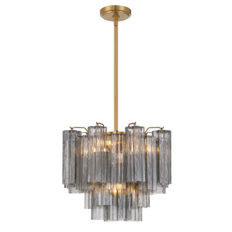Crystorama - ADD-300-AG-SM - Four Light Mini Chandelier - Addis - Aged Brass
