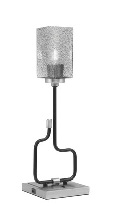 Toltec Lighting - 60-MBGP-542 - One Light Accent Lamp - Sandia - Matte Black & Graphite