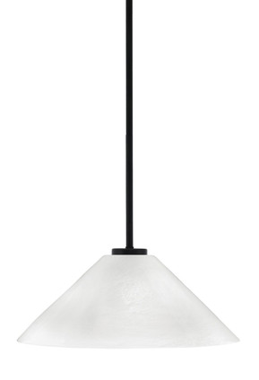 Toltec Lighting - 6201-MB-2161 - One Light Pendant - Sandia - Matte Black