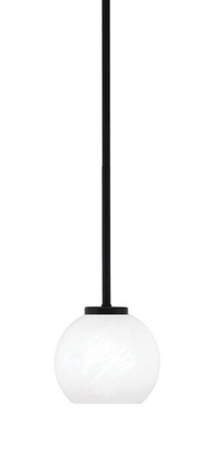 Toltec Lighting - 6201-MB-4101 - One Light Mini Pendant - Sandia - Matte Black