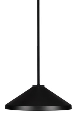 Toltec Lighting - 6201-MB-424-MB - One Light Mini Pendant - Sandia - Matte Black