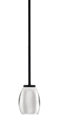Toltec Lighting - 6201-MB-426-CH - One Light Mini Pendant - Sandia - Matte Black