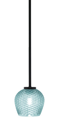 Toltec Lighting - 6201-MB-4605 - One Light Mini Pendant - Sandia - Matte Black