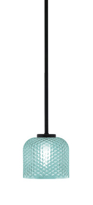 Toltec Lighting - 6201-MB-4615 - One Light Mini Pendant - Sandia - Matte Black