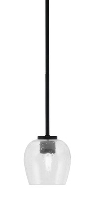 Toltec Lighting - 6201-MB-4810 - One Light Mini Pendant - Sandia - Matte Black