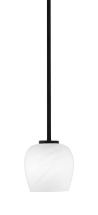 Toltec Lighting - 6201-MB-4811 - One Light Mini Pendant - Sandia - Matte Black