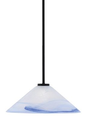 Toltec Lighting - 6201-MB-514 - One Light Pendant - Sandia - Matte Black