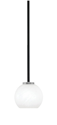 Toltec Lighting - 6201-MBGP-4101 - One Light Mini Pendant - Sandia - Matte Black & Graphite