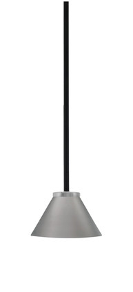 Toltec Lighting - 6201-MBGP-421-GP - One Light Mini Pendant - Sandia - Matte Black & Graphite