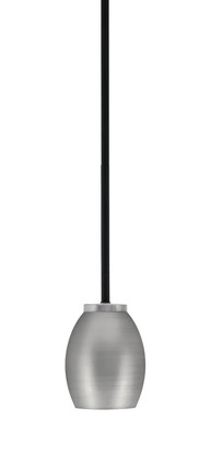 Toltec Lighting - 6201-MBGP-426-GP - One Light Mini Pendant - Sandia - Matte Black & Graphite