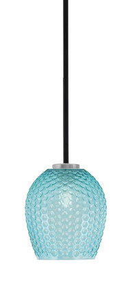 Toltec Lighting - 6201-MBGP-4905 - One Light Mini Pendant - Sandia - Matte Black & Graphite