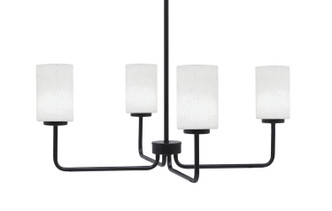Toltec Lighting - 6204-MB-310 - Four Light Chandelier - Sandia - Matte Black