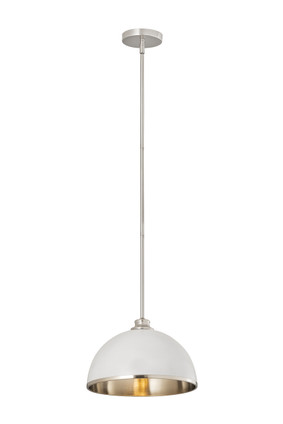 Landry One Light Pendant (1004P14-MW-BN)