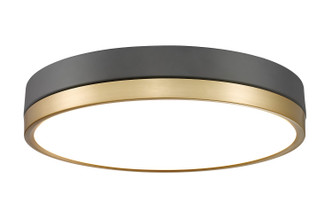 Z-Lite - 1006F16-MB-MGLD-LED - LED Flush Mount - Algar - Matte Black + Modern Gold