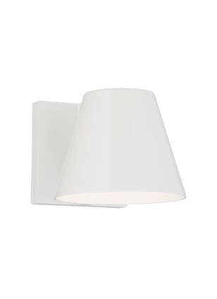 Visual Comfort Modern - 700WSBOW4W-LED830-277 - LED Outdoor Wall Mount - Bowman - White