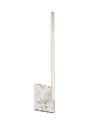 Visual Comfort Modern - 700WSKLE20N-LED930 - LED Wall Sconce - Klee - Polished Nickel/White Marble