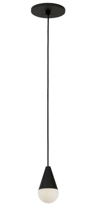 Visual Comfort Modern - SLPD51130B - LED Pendant - Cupola - Nightshade Black