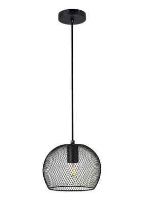 Elegant Lighting - LD2248BK - One Light Pendant - KELLER - Black