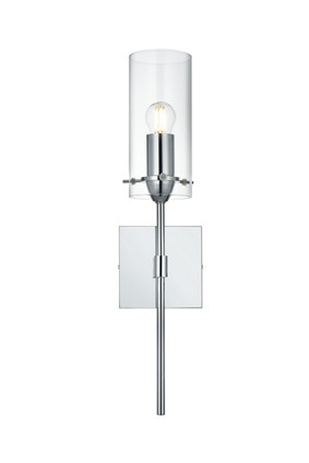 Elegant Lighting - LD2361C - One Light Wall Sconce - Elsreth - Chrome and Clear