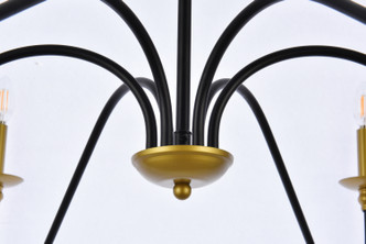 Rohan Six Light Chandelier (LD5056D48BRB)
