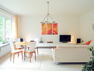 Elegant Lighting - LD6010D32BN - Six Light Chandelier - Maine - Burnished Nickel