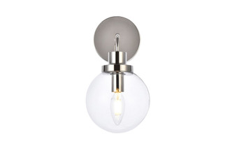 Elegant Lighting - LD7031W8PN - One Light Bath - Hanson - polished Nickel and Clear Shade
