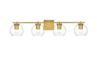 Elegant Lighting - LD7311W34BRA - Four Light Bath Sconce - Juelz - Brass