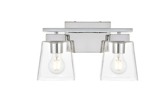 Elegant Lighting - LD7312W14CH - Two Light Bath Sconce - Merrick - Chrome