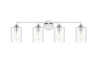 Elegant Lighting - LD7315W33CH - Four Light Bath Sconce - Mayson - Chrome and Clear
