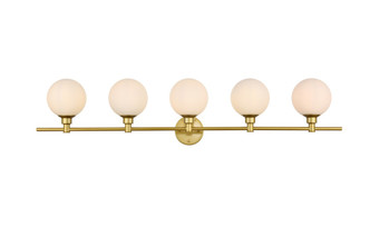 Elegant Lighting - LD7317W47BRA - Five Light Bath Sconce - Cordelia - Brass