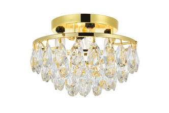 Elegant Lighting - LD9800F14G(872) - Four Light Flush Mount - Clara - Gold Elegant Lighting - LD9800F14G(872) - Four Light Flush Mount - Clara - Gold