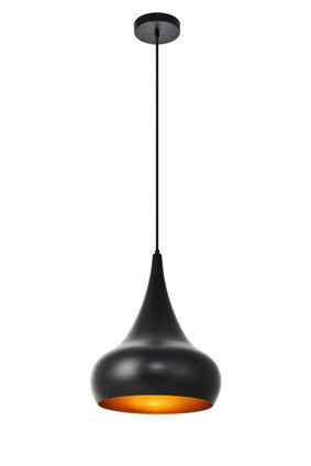 Elegant Lighting - LDPD2047 - One Light Pendant - Circa - Black