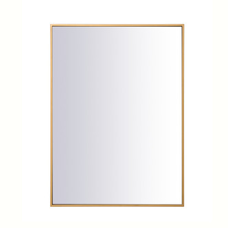 Elegant Lighting - MR42736BR - Mirror - Monet - Brass
