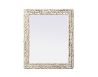 Elegant Lighting - MR4A3036LN - Mirror - Marlowe - Linen White