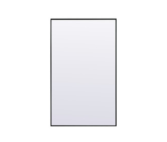 Elegant Lighting - MR4FL3660BK - Mirror - Eternity - Black